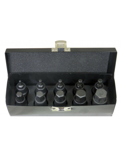 20775 - Coffret de douilles HEX 1/2" - 10 pièces