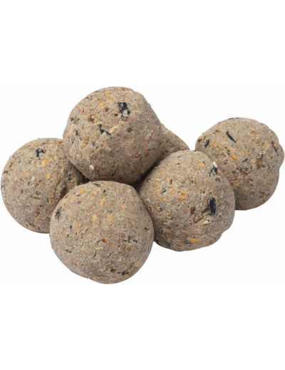 Zolux, Boules De Graisse, Oiseaux en Hiver Type Filet 6 Boules, 90 G