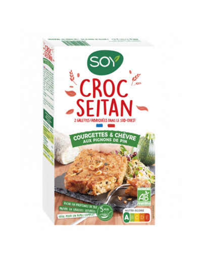 Croc Seitan Courgettes & Chèvre 2x100g - Abc Bio