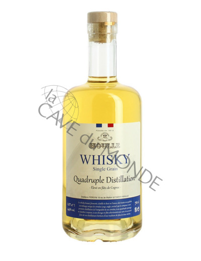 Whisky de Houlle Quadruple Distillation Fûts de Cognac 44° 70cl