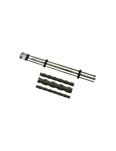 02600 - Jeu de foret SDS 1500mm 12-16-24 mm