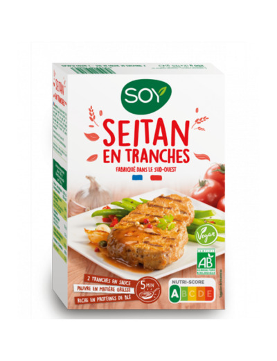 Seitan en tranches 2x125g - Abc Bio