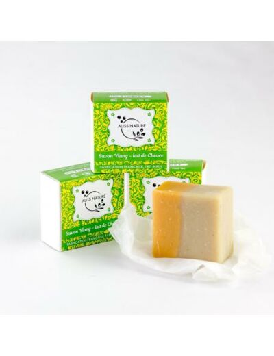 SAVON YLANG / LAIT DE CHEVRE - Savon artisanal - ALISS NATURE - Sur le trottoir d'en face