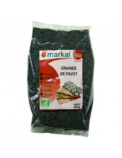 graines de pavot Bio Markal