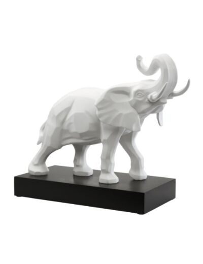 Éléphant Blanc sur socle