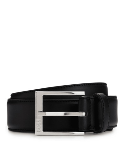 Ceinture BOSS noire en cuir