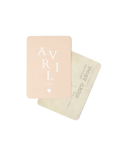 CARTE POSTALE AVRIL / ADELE - CINQMAI