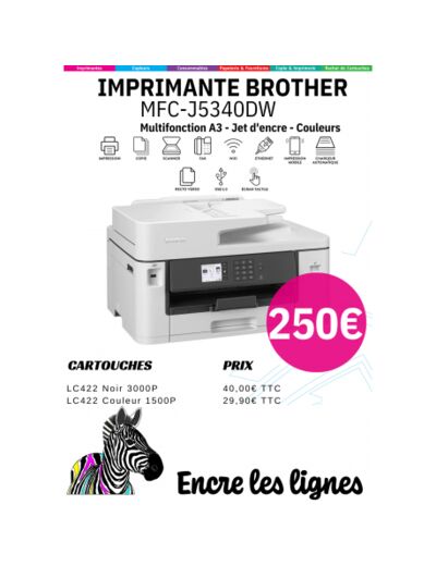 Imprimante Brother MFC-J5340DW