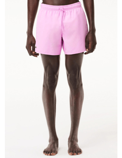 Short de bain Lacoste rose