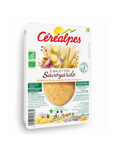 Galettes végétales savoyardes 2x90g - Abc Bio