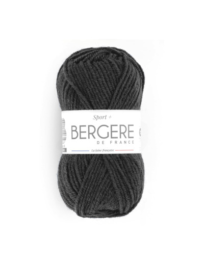 pelote de laine sport + Noir