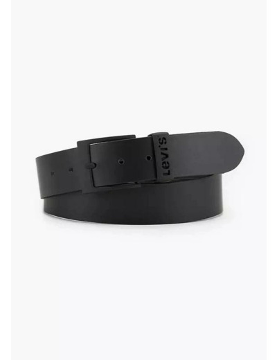 Ceinture Levi's® noire en cuir