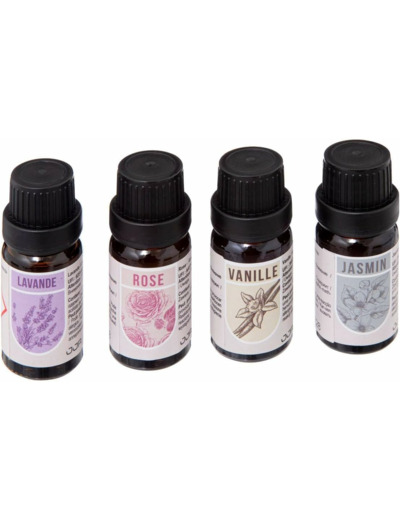 Atmosphera - Lot de 4 huiles de fragance - 10ml - Modèle 2 cm Fruit Rouge/Framboise