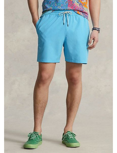 Short de bain Ralph Lauren bleu turquoise