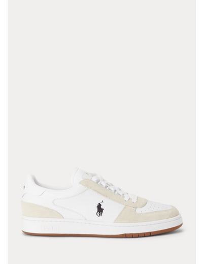 Baskets Ralph Lauren blanches