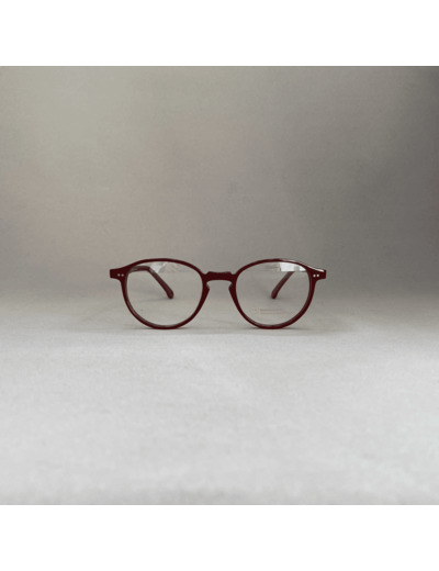 Lunettes de Vue Romain Homme de la Marque Monsieur Blanc Coloris Bordeaux