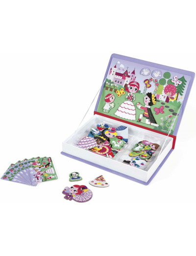 Janod - Magneti'Book Princesses - Jeu Éducatif Magnétique