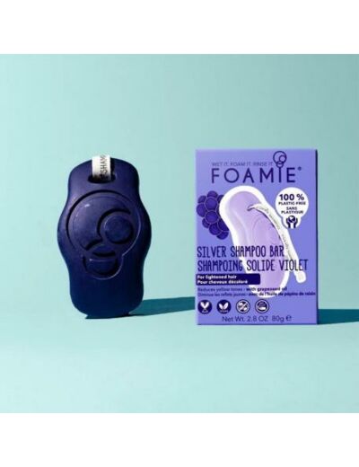 Shampoing solide Silver Linings - FOAMIE - Camille Albane