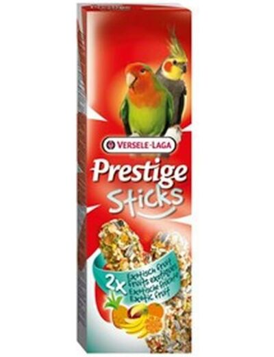 VERSELE-LAGA - Sticks Prestige pour Grandes Perruches Fruits Exotiques 2 Pièces