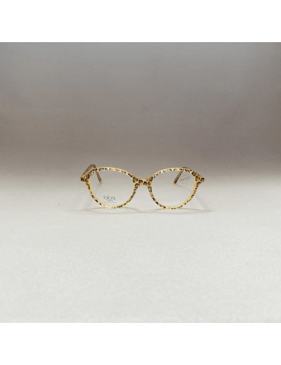 Lunettes de Vue Femme Rondes Couleur Jaune Panthère Lafont Paris Modèle Faveur 380