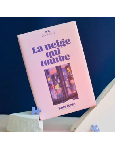 PUZZLE LA NEIGE QUI TOMBE - JOUR FERIE