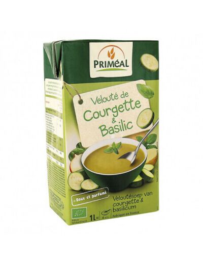 velouté de courgette et basilic Bio Priméal