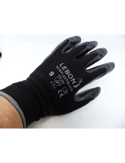 Gants Nitriflex Black Lebon Protection