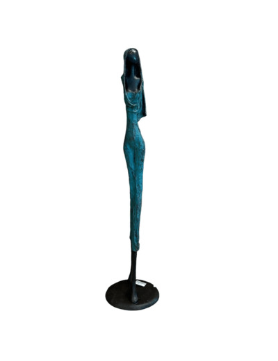 SCULPTURE BRONZE FEMME - 80 CM -