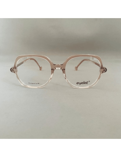 Lunettes de Vue De La Marque Eyelet - Modèle NUDE Coloris Cristal Rose