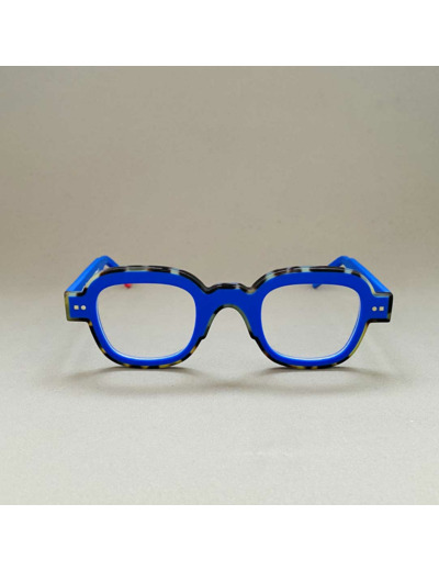 Lunettes de Vue Artist Line de la Marque Sabine Be Coloris Ecaille / Bleu