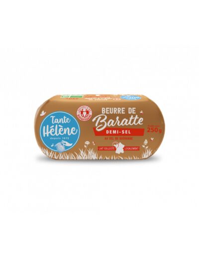 Beurre de Baratte demi-sel 250g - Abc Bio