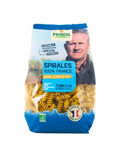 Spirales demi complètes france 500g - Abc Bio