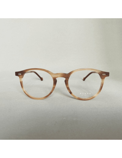 Lunettes de Vue Homme Baptiste de la Marque Blanc Coloris Bois