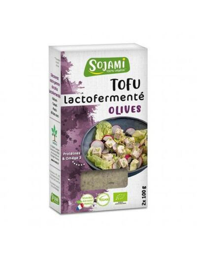 Tofu lactofermenté olives 200g - Abc Bio
