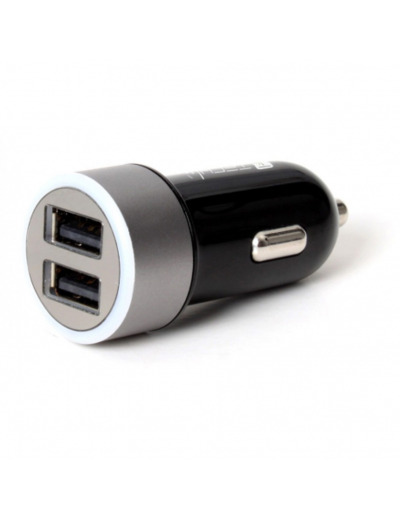 Chargeur de voiture avec 2 ports usb 5VDC 4.8A 23W