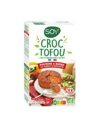 Croc Tofou poivrons brebis 2x100g - Abc Bio