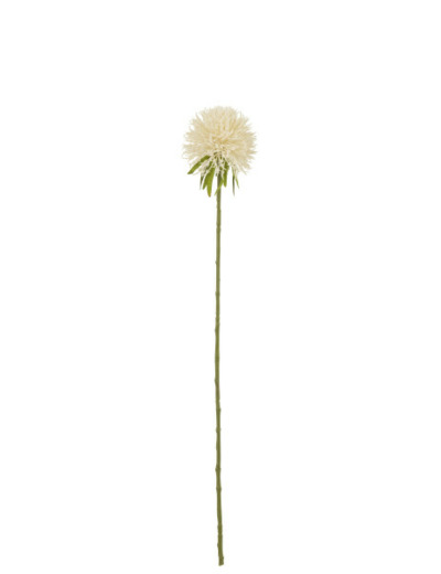 Fleur Allium Plastique Blanc