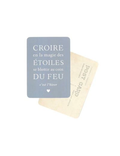 CARTE POSTALE CROIRE EN LA MAGIE DES ETOILES - CINQMAI