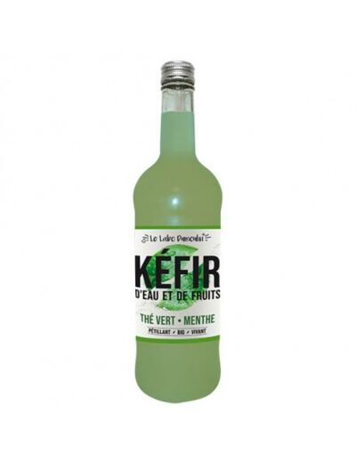 Kéfir de fruits thé vert menthe bio 75cl - Abc Bio