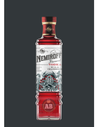 NEMIROFF VODKA CRANBERRY 70CL 40°