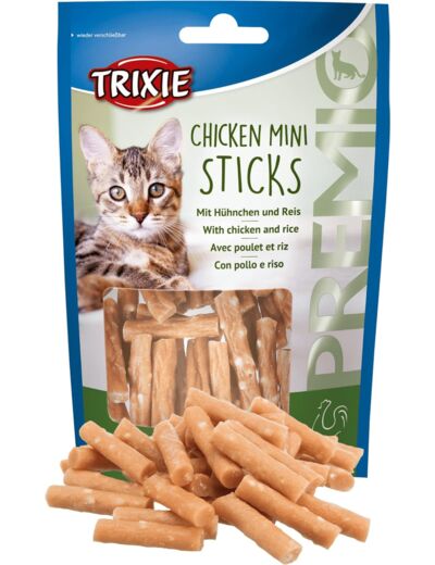 Snacks pour chats Premio Mini Sticks au poulet Trixie