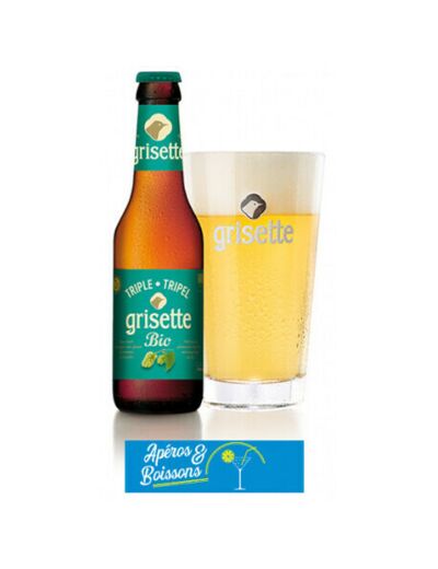 Bière Belge Grisette Triple 8° / 25cl - Apéros & Boissons