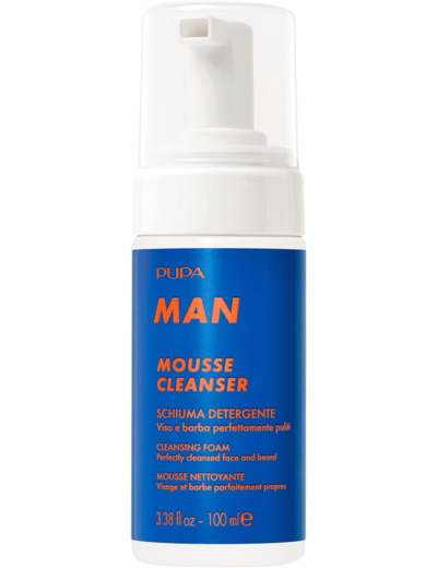 Men Mousse nettoyante visage et barbe Pupa.