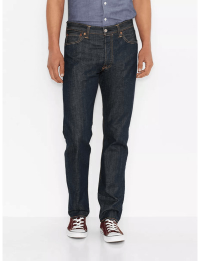 Jeans 501™ Original Levi's® bleu foncé en coton