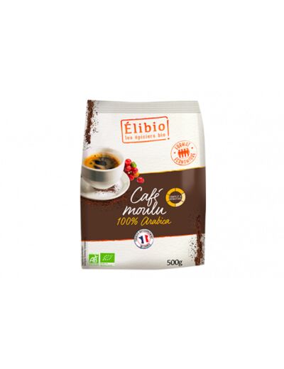 Café moulu 100% arabica  500g