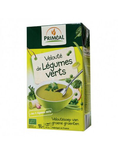 Velouté de légumes verts  Bio Priméal