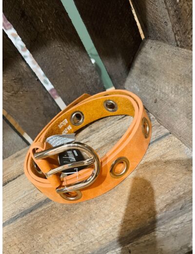 Ceinture orange pour femmes