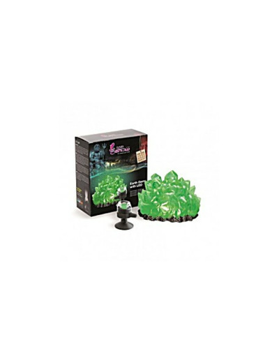 Hydor H2show Earth Gems Green Emerald avec LED VERT