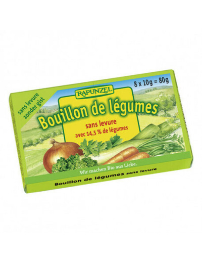 Bouillon Bio de légumes en cube Rapunzel