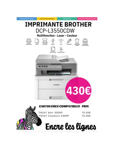 Imprimante Brother DCP-L3560CDW
